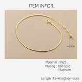 925 Silver Snake Chain Bracelet for Women
