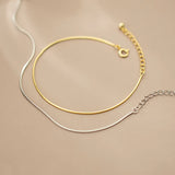 925 Silver Snake Chain Bracelet for Women