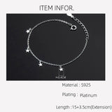 Star Bracelet for Women 925 Sterling Silver Fine Jewelry