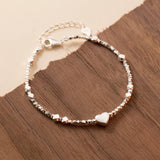 925 Sterling Silver Irregular Bracelet for Women