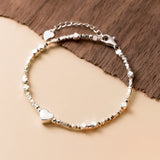 925 Sterling Silver Irregular Bracelet for Women