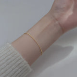 925 Sterling Silver Bead Bracelet for Women