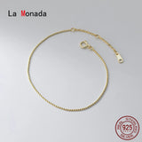 925 Sterling Silver Bead Bracelet for Women