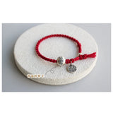 999 Pure Silver Rope Bracelets Lion Bracelets For Women Girls