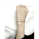 14K Filigree Line 925 Sterling Silver Rope Bracelets for Women