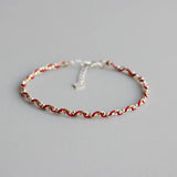 14K Filigree Line 925 Sterling Silver Rope Bracelets for Women