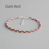 14K Filigree Line 925 Sterling Silver Rope Bracelets for Women