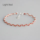 14K Filigree Line 925 Sterling Silver Rope Bracelets for Women