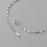 925 Sterling Silver Lip Chain Bracelet for Women Fine Jewelry