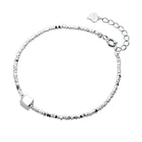 Irregular Bracelets For Women 925 Sterling Silver Retro Hexagon Women's Bracelet