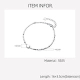 Irregular Bracelets For Women 925 Sterling Silver Retro Hexagon Women's Bracelet