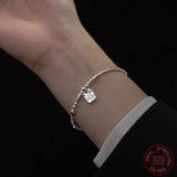 925 Sterling Silver Hexagon Bracelet For Women