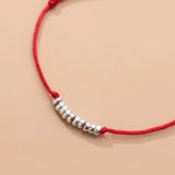17-26cm Red Thread 925 Silver Bracelet for Women