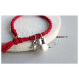 999 Pure Silver Rope Bracelets for Women Girls