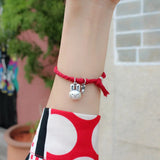 999 Pure Silver Rope Bracelets for Women Girls