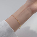 925 Sterling Silver Women's Bead Bracelet