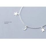 925 Silver Star Bracelet for Women Girls