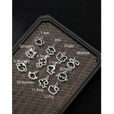 925 Silver Zodiac Red Rope Bracelet for Women