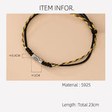 Red Thread Silver Bracelet 925 Sterling Women