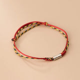 Red Thread Silver Bracelet 925 Sterling Women