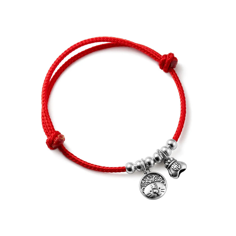 Tiger Lucky Red Thread 925 Silver Bracelet for Women Rope Red Thread Bracelet