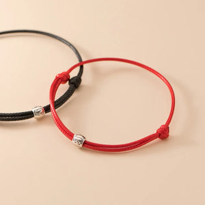 925 Silver Elephant Red Rope Bracelet Women Girl Jewelry