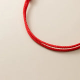 925 Silver Chinese Red Rope Bracelets Bless Red Thread String Jewelry