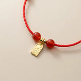 925 Silver Chinese Red Rope Bracelets Bless Red Thread String Jewelry