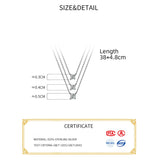 Silver Necklace For Women Fine Silver 925 Jewelry Neck Minimalist Pendants