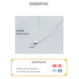 925 Silver Star Pendant Necklace for Women, Fine Silver 925 Jewelry Choker Chain