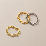 Chian Thin Finger Women Ring 925 Sterling Silver Minimalist Rings For Women