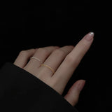 Minimalist Silver Ring 925 Women Finger Rings For Women 925 Silver Jewelry