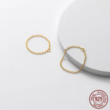 Minimalist Silver Ring 925 Women Finger Rings For Women 925 Silver Jewelry