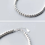 Vintage 925 Sterling Silver Women's Bracelet Female