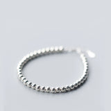 Vintage 925 Sterling Silver Women's Bracelet Female