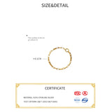 925 Silver Lock Chain Ring for Women, Sterling Jewelry Plain Stylish Girls