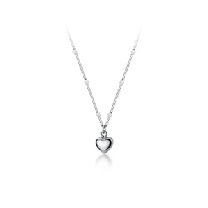 Women's 925 Silver Heart Pendant Necklace