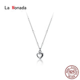 Women's 925 Silver Heart Pendant Necklace