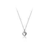 Women's 925 Silver Heart Pendant Necklace