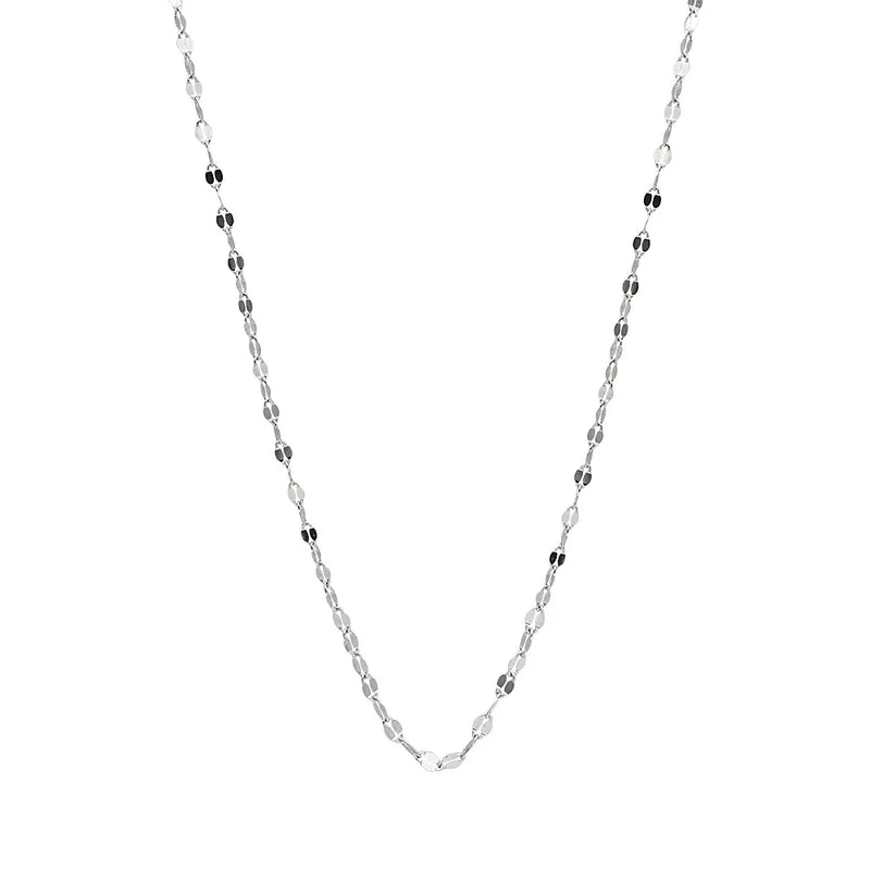 925 Silver Chain Necklace For Women Rippled Choker Silver 925 Jewelry