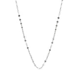 925 Silver Chain Necklace For Women Rippled Choker Silver 925 Jewelry