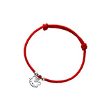 925 Silver Zodiac Tiger Red Rope Bracelets for Women