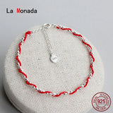 Red Thread 925 Sterling Silver Bracelet