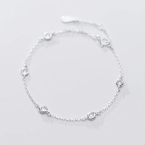 Red Bead Bracelet 925 Sterling Silver Womens Jewelry