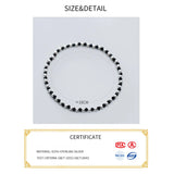 Silver 925 Sterling Rope Bracelet Fine Jewelry Chain Women's Bracelet