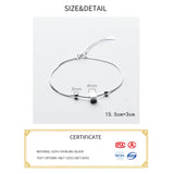 Womens Bracelets Silver 925 Square Box Chain Jewelry