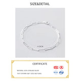 Women's 925 Sterling Silver Bracelet Chain ZM115