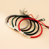 925 Silver Bracelet Women Red Rope Thread Bracelet Silver 925