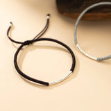 925 Silver Bracelet Women Red Rope Thread Bracelet Silver 925