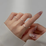 Wave 925 Sterling Silver Rings For Women Irregular Wedding Women Ring